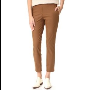 Theory brown ankle pull on pants